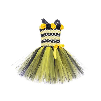 Yellow Little Bee Animal Performance Costume Halloween Dress
