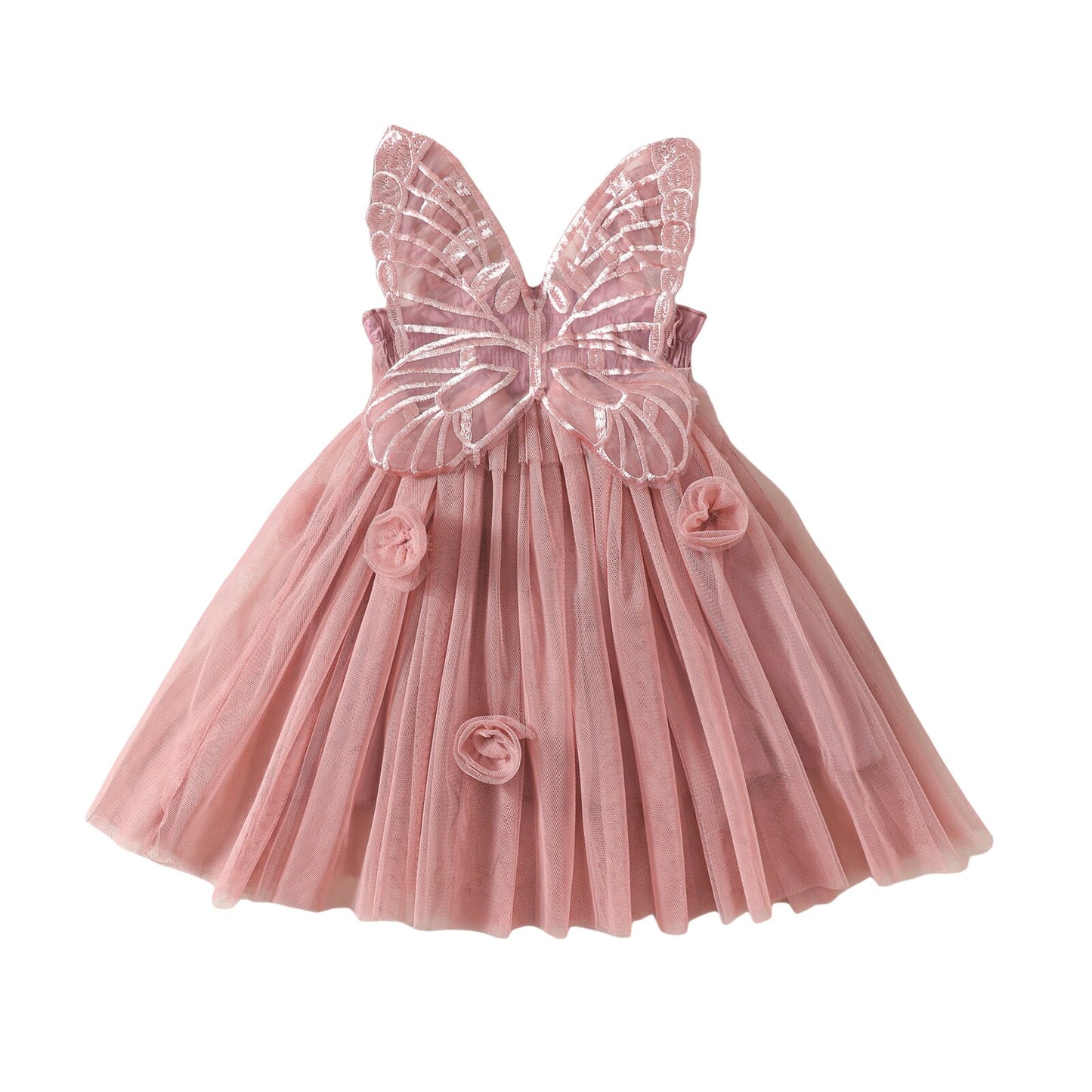 Vestido de alas de mariposa