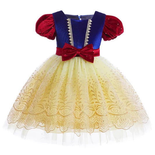 Vestido de princesa de terciopelo 