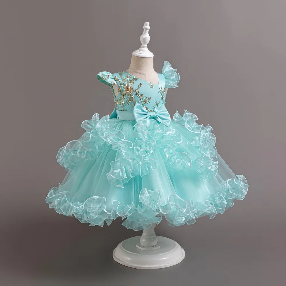 The New Net Yarn Birthday Cake Pengers Dress