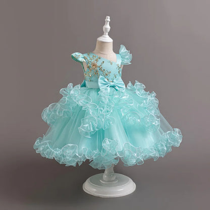 The New Net Yarn Birthday Cake Pengers Dress