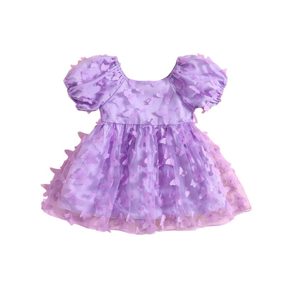 Vestido infantil de mariposa 