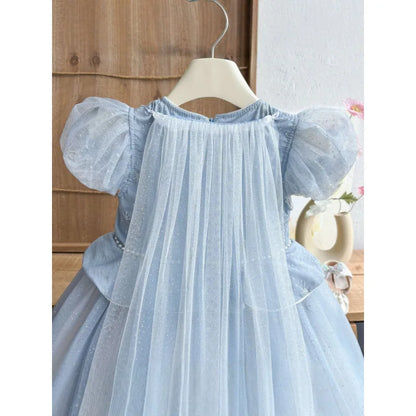 Blue Princess Dress Birthday Gift Dress