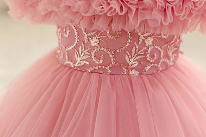 Children Pageant Dress New Baby Birthday Party Dress