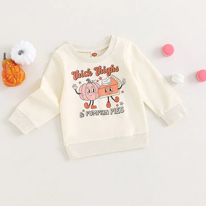 Sudadera de Halloween con lindo pastel de calabaza