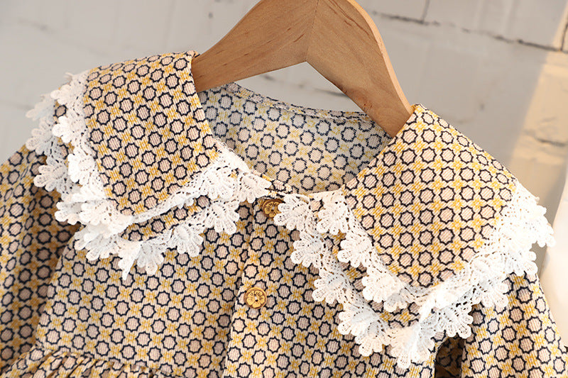 Conjunto infantil de 3 piezas con estampado vintage