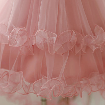Sequin Birthday Party Flower Girls Dress Elegant