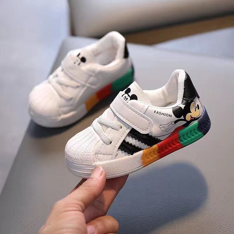 Colored Mr. Mouse children's sneakers