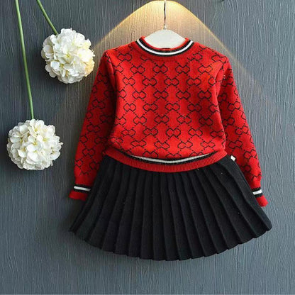 Conjunto de falda plisada infantil G&amp;D 