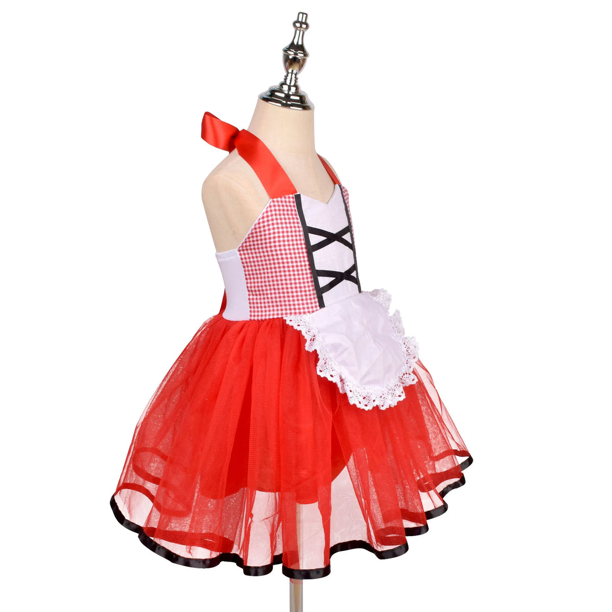 Girls Red Riding Hood Style Tutu Dress