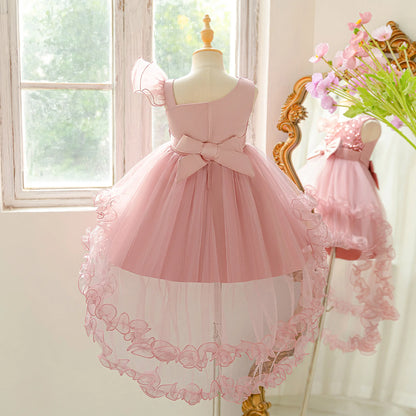 Sequin Birthday Party Flower Girls Dress Elegant