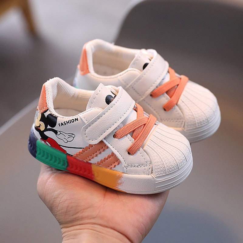 Colored Mr. Mouse children's sneakers