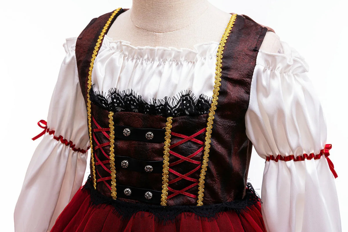 Halloween Girl Pirate Dress Children Princess Dress