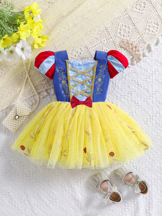 Children's Dress with Sparkly Bow