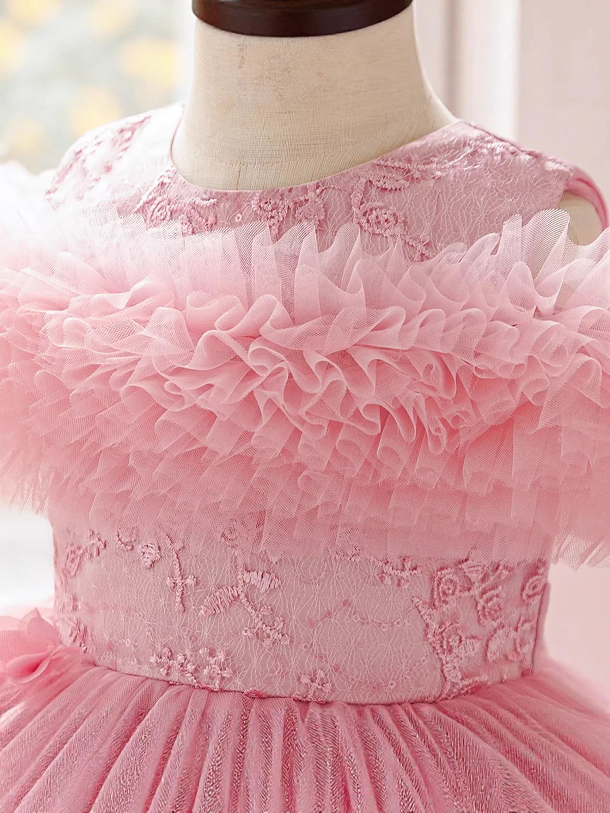 Children's Princess Dress Cake Skirt Net Gown Flower