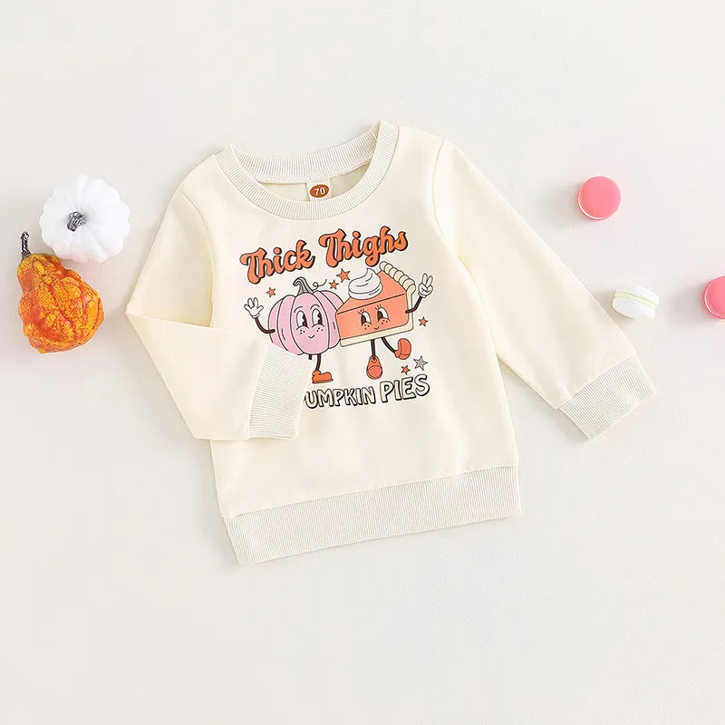 Sudadera de Halloween con lindo pastel de calabaza
