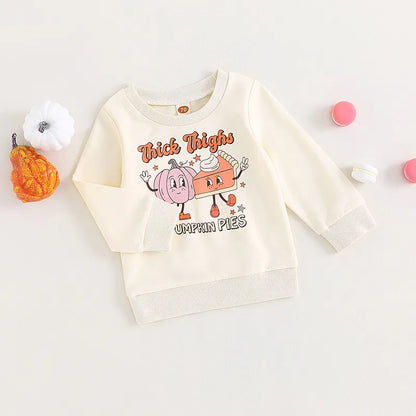 Sudadera de Halloween con lindo pastel de calabaza