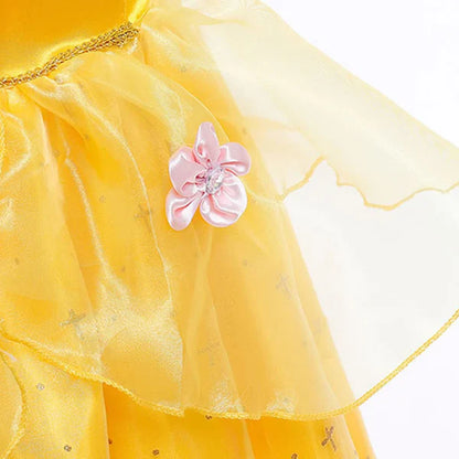 Vestido de princesa amarillo 