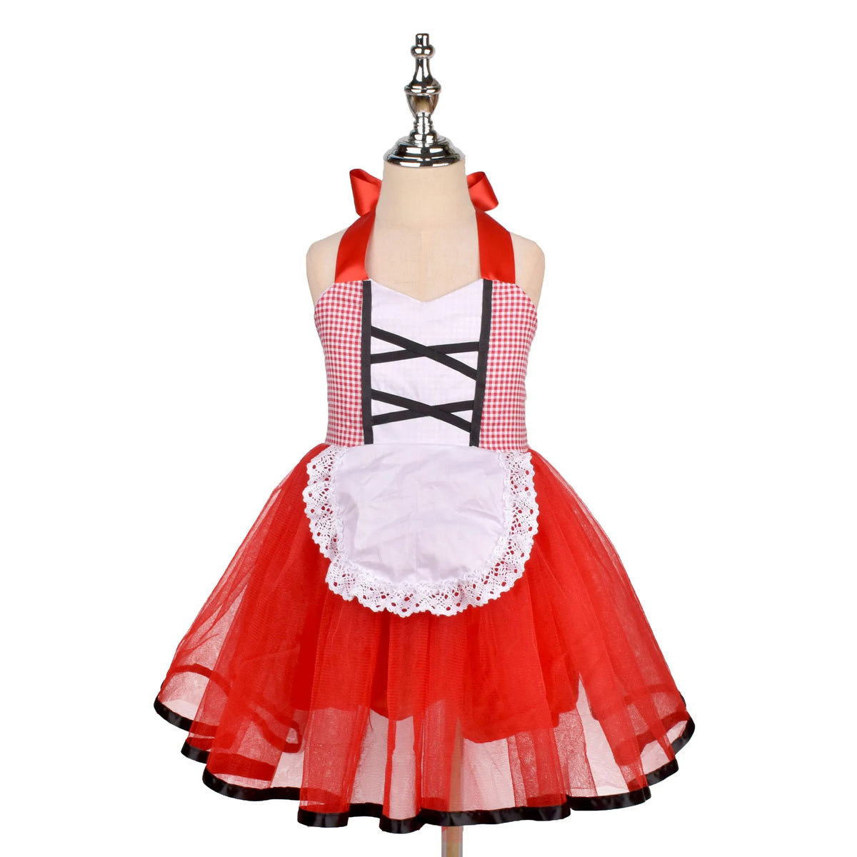 Girls Red Riding Hood Style Tutu Dress