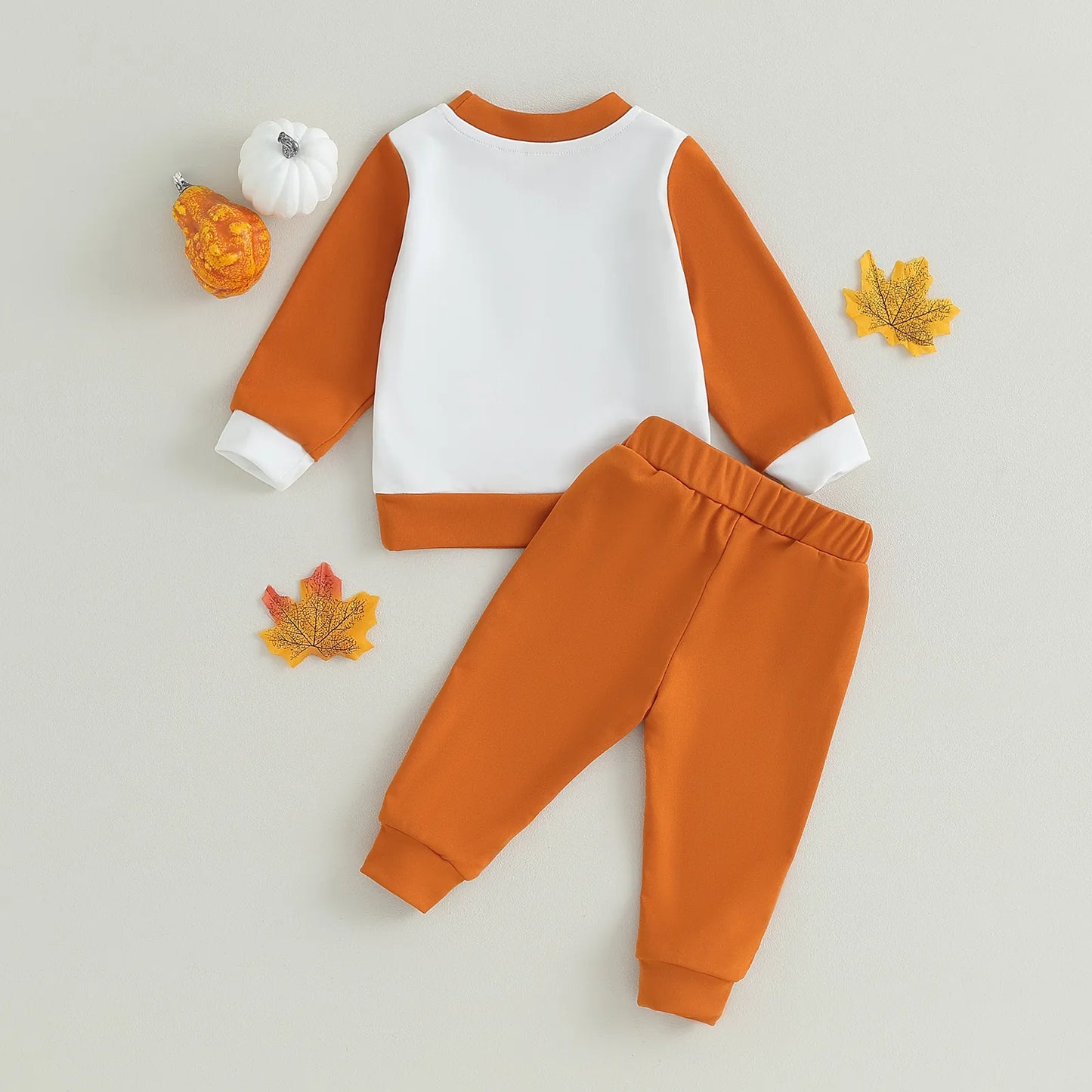 Pumpkin Letter Embroidery Long Sleeve Sweatshirts  Halloween