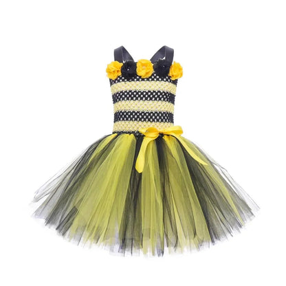 Yellow Little Bee Animal Performance Costume Halloween Dress