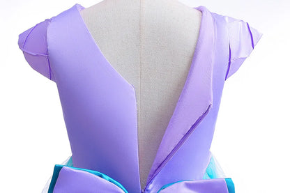 Vestido de fiesta infantil de sirena 