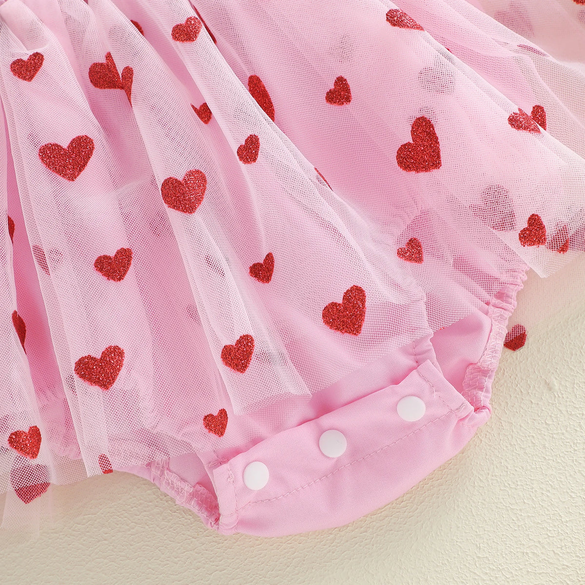 0-18M Newborn Baby Girl Outfit Heart Romper