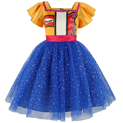 Popular Casual Dress with Small Flying Sleeves