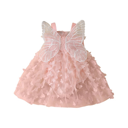 Vestido de mariposa con alas
