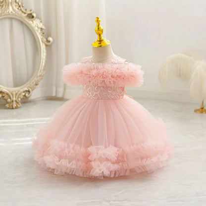 Children Pageant Dress New Baby Birthday Party Dress