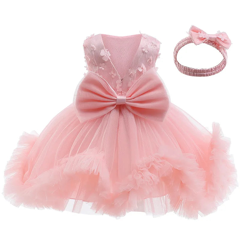First Birthday Party Fluffy Mesh Tutu Dress