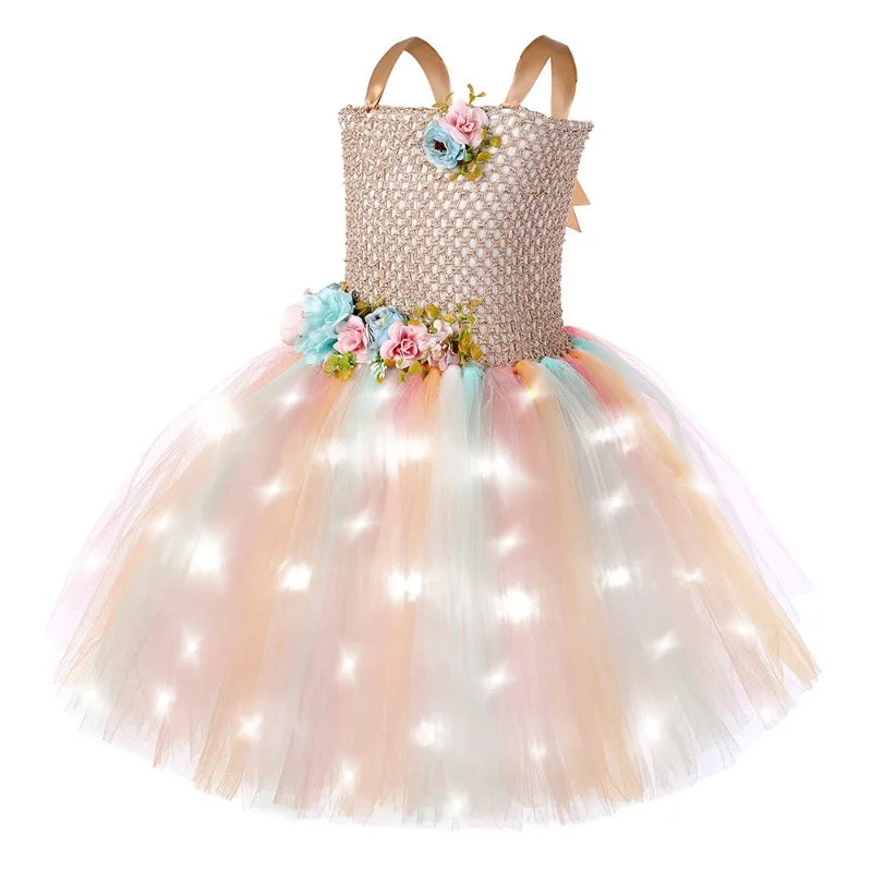 Girls Butterfly Fairy Tulle Dress
