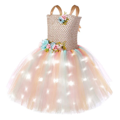 Girls Butterfly Fairy Tulle Dress