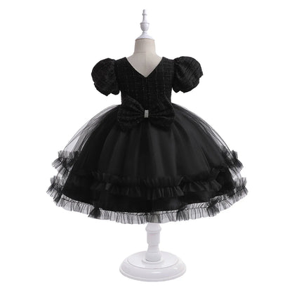 Vestido de bruja negra para niña