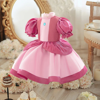 Girls Snow White Princess Dresses Kid Cosplay Gown Girl Halloween