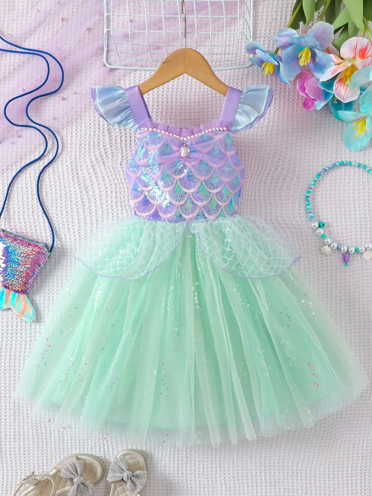 Girl Princess Dresses Performance Costume