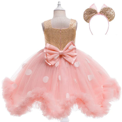 First Birthday Party Fluffy Mesh Tutu Dress
