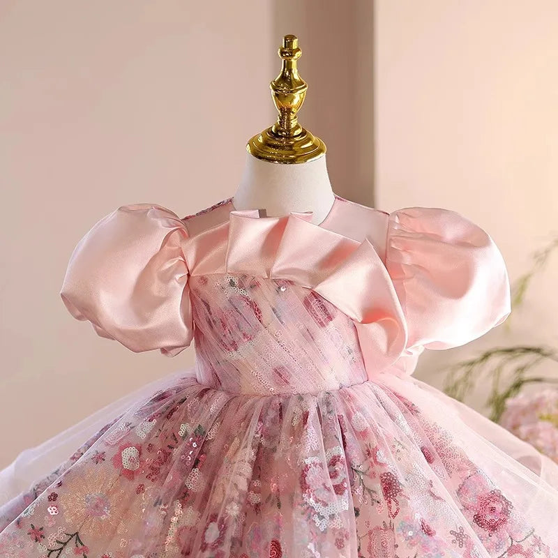 Princess Dress Children's Party Birthday Show Piano Performance Flower Girl
