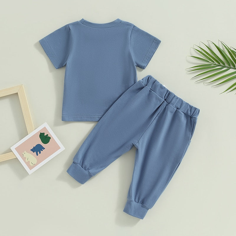 Conjunto básico de bebé niño con osito