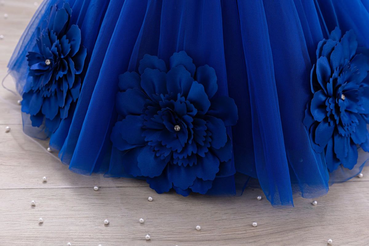 Elegant Girl Princess Dress Small Flying Sleeves