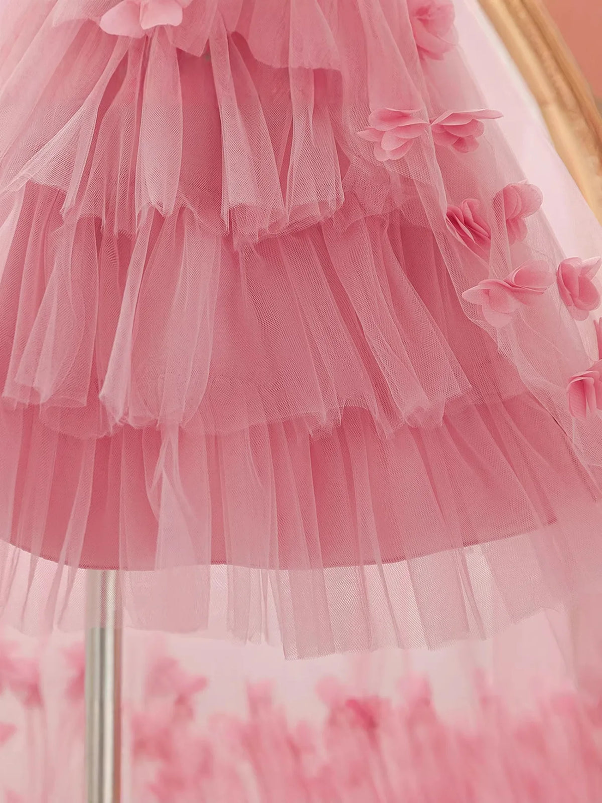 Children's Princess Dress Cake Skirt Net Gown Flower