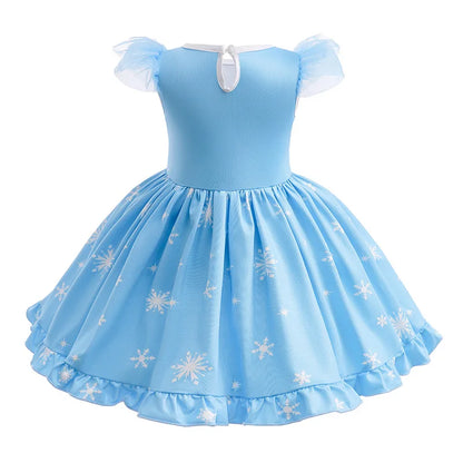 Vestido De Fiesta Infantil Frozen