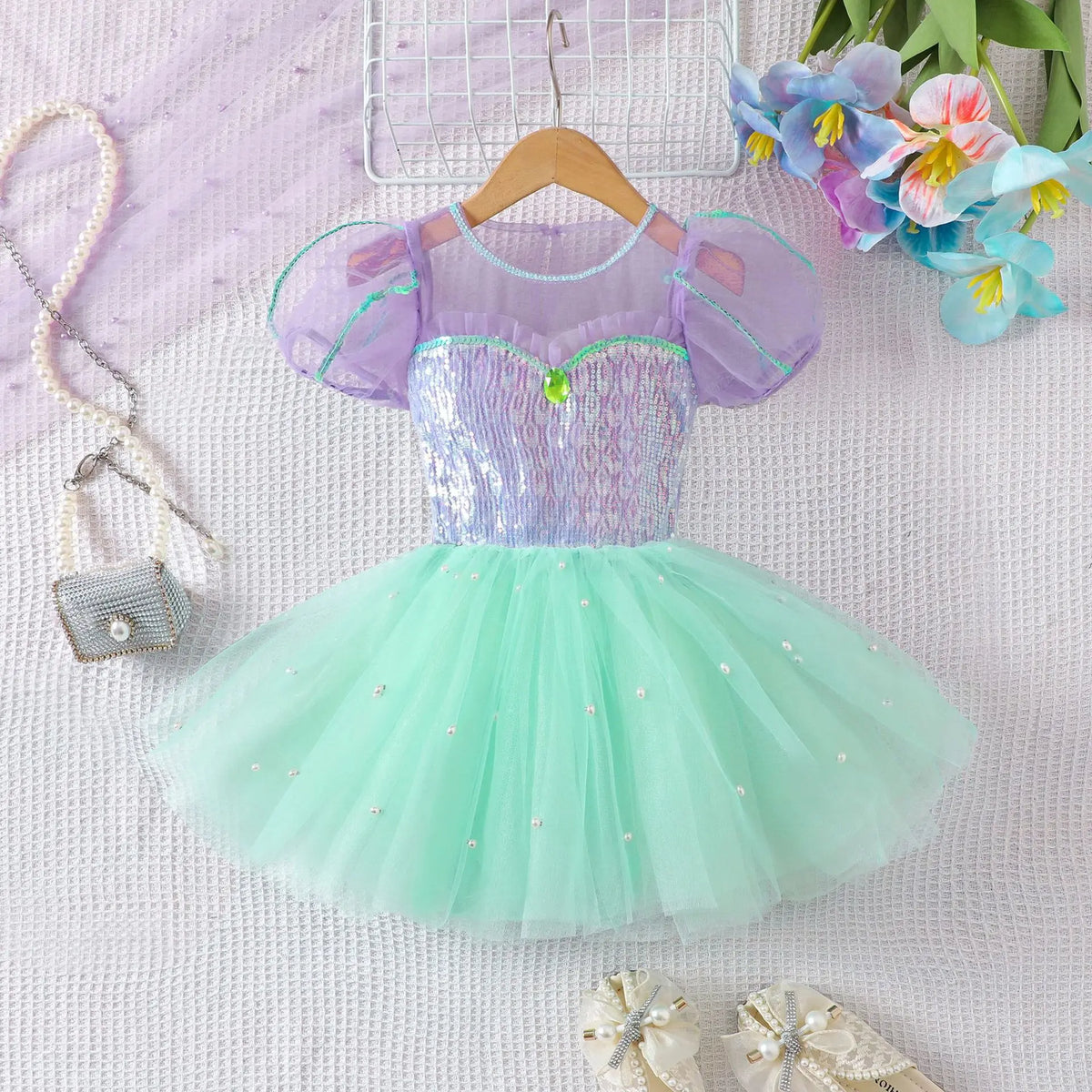 Girl Princess Dresses Performance Costume