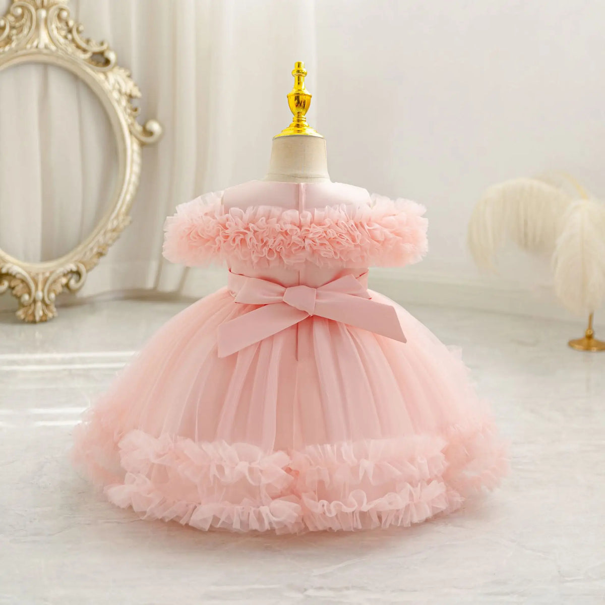 Children Pageant Dress New Baby Birthday Party Dress