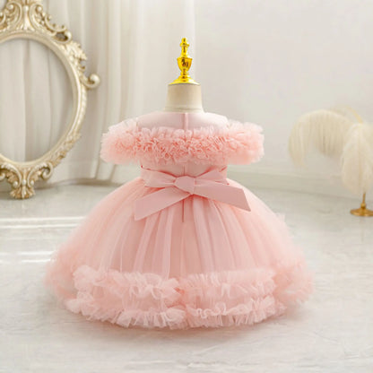 Children Pageant Dress New Baby Birthday Party Dress