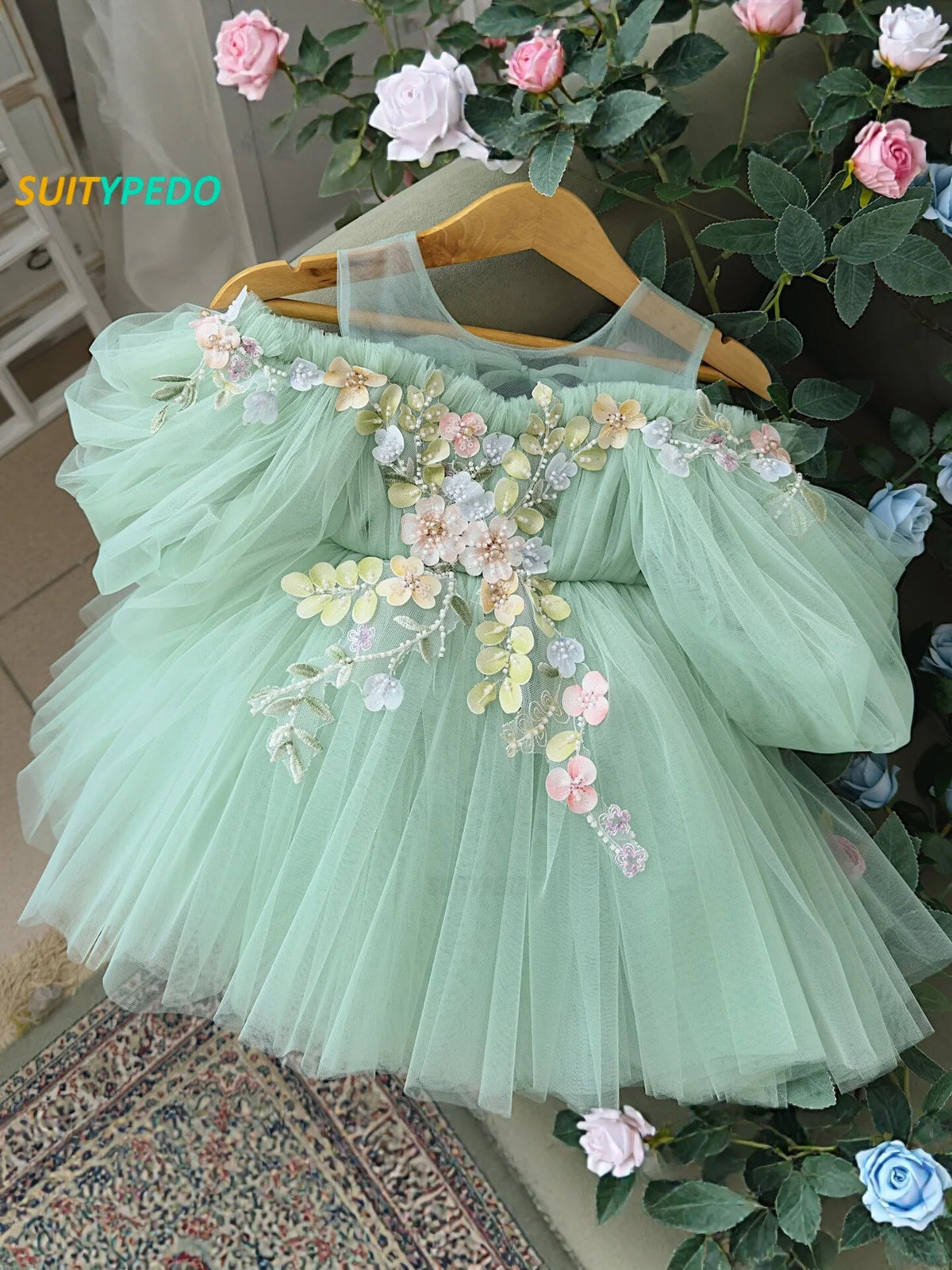 Toddler Cute Dress Elegant Girls Birthday Banquet Stylish Clothes Children's Day Party High Quality Slim Fit Princess Dress