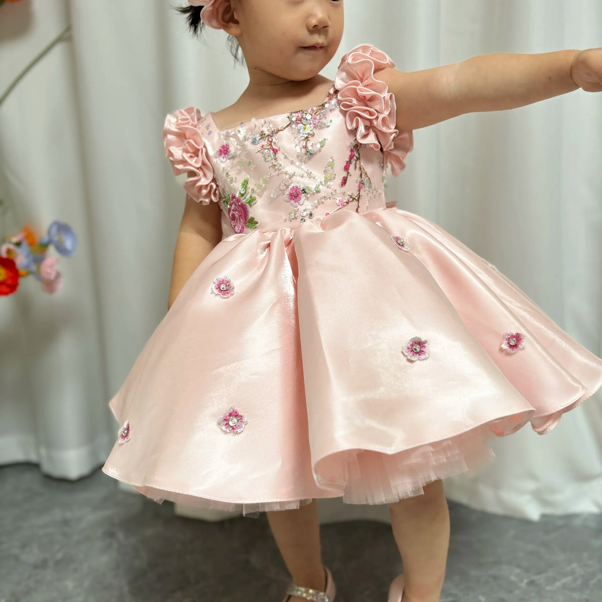 Flower Girl Dress Wedding Party Birthday Gown