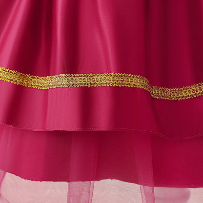 Girls Snow White Princess Dresses Kid Cosplay Gown Girl Halloween