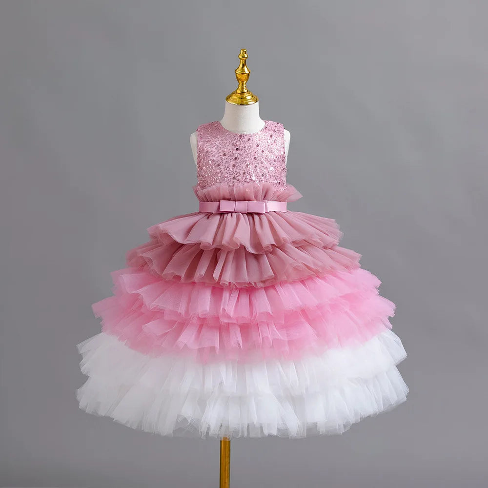 Girls' Princess Style Birthday Dresses Luxury