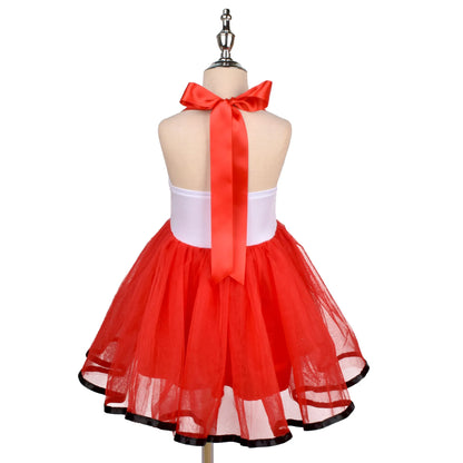 Girls Red Riding Hood Style Tutu Dress